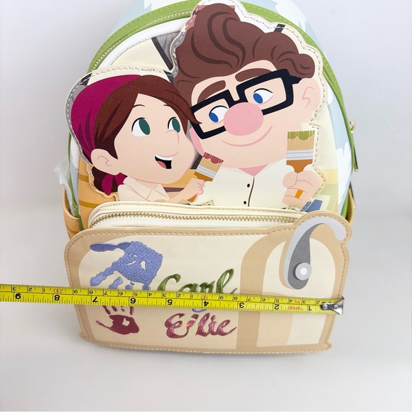 Loungefly Disney Pixar Carl & Ellie Mailbox Mini Backpack New With Tags - Flaw - Picture 11 of 16
